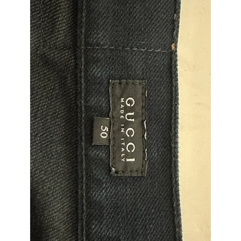 Gucci, Men's Dark Wash Straight‎ Leg Jeans, Size 50